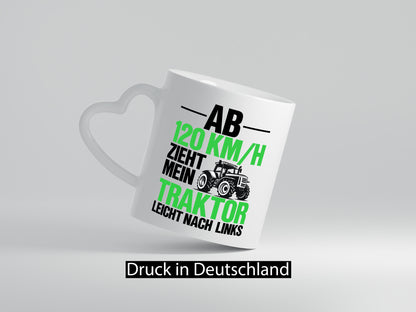 Traktor zieht nach Links | Landwirt Bauer lustig Humor Geschenkidee Geschenk