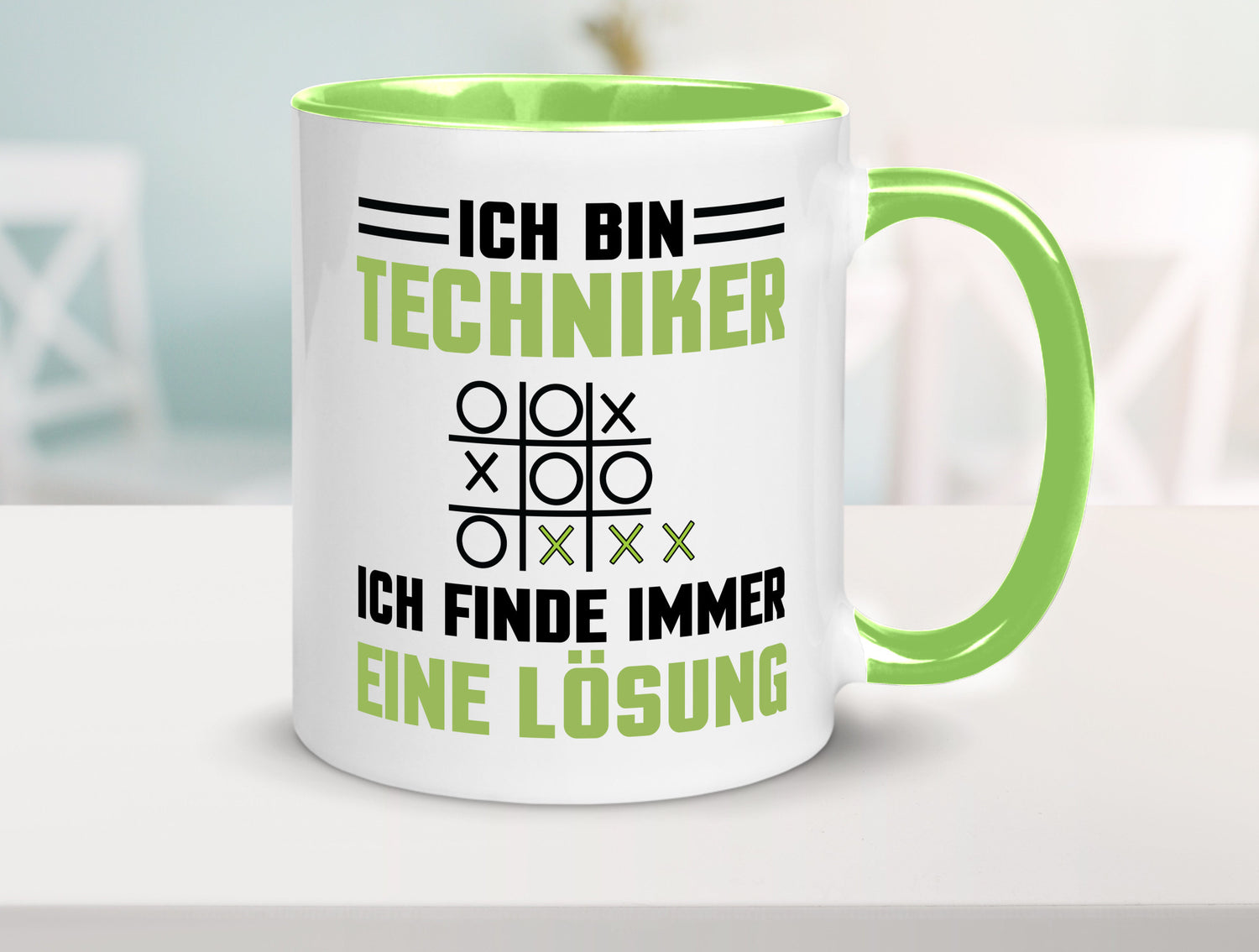 Ich bin Techniker finde immer eine Lösung | lustiger Spruch Geschenk Humor