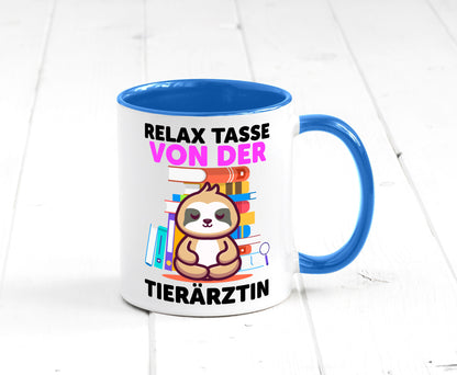 Relax Tasse: Tierärztin | Mediziner Tiermedizin Humor Tierliebhaber