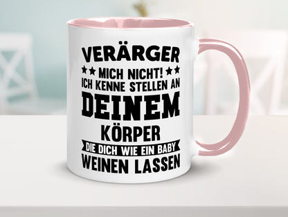 Ärger mich nicht ich kenne stellen da tut es weh. | Rache Geschenk Humor
