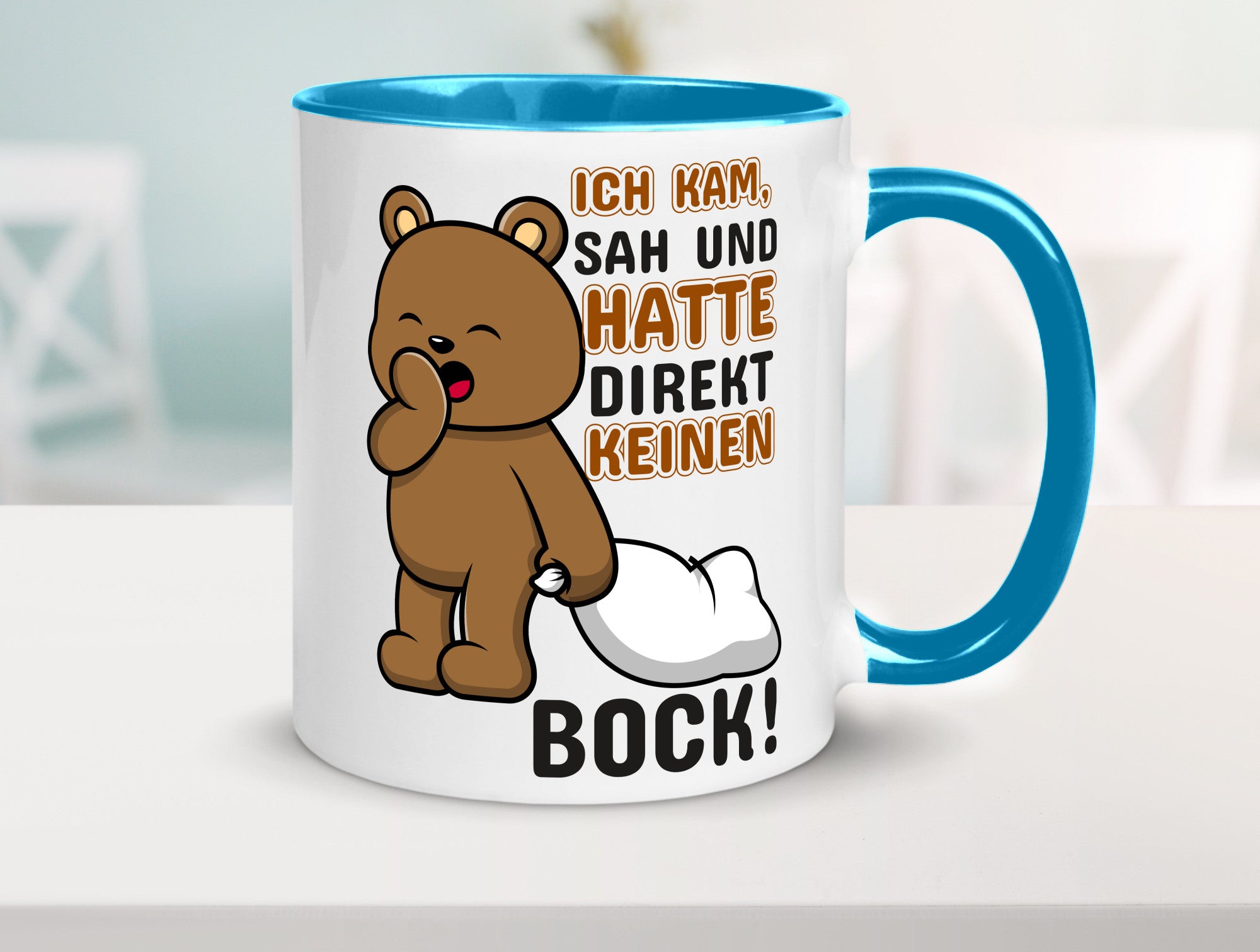 Direkt keinen Bock! | Büro Faultier Morgenmuffel Geschenk Arbeit Kollegen