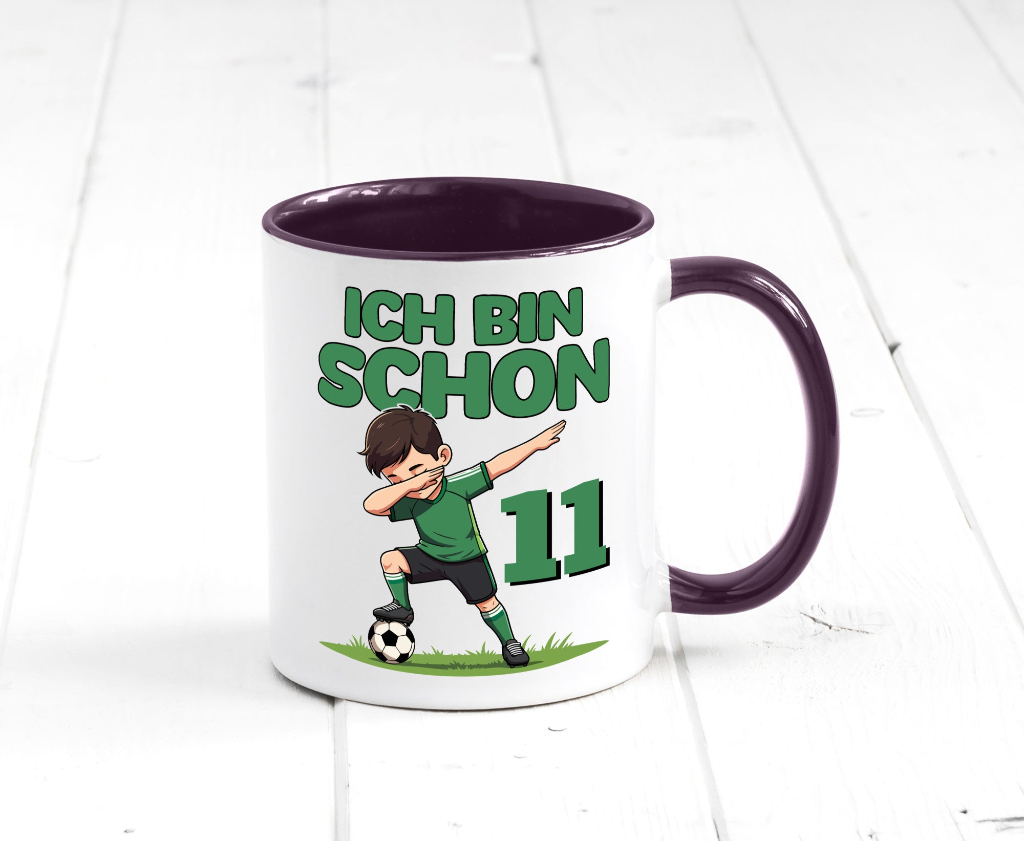 11. Geburtstag | 11 Jahre Fußballer Geschenkidee Humor Tasse