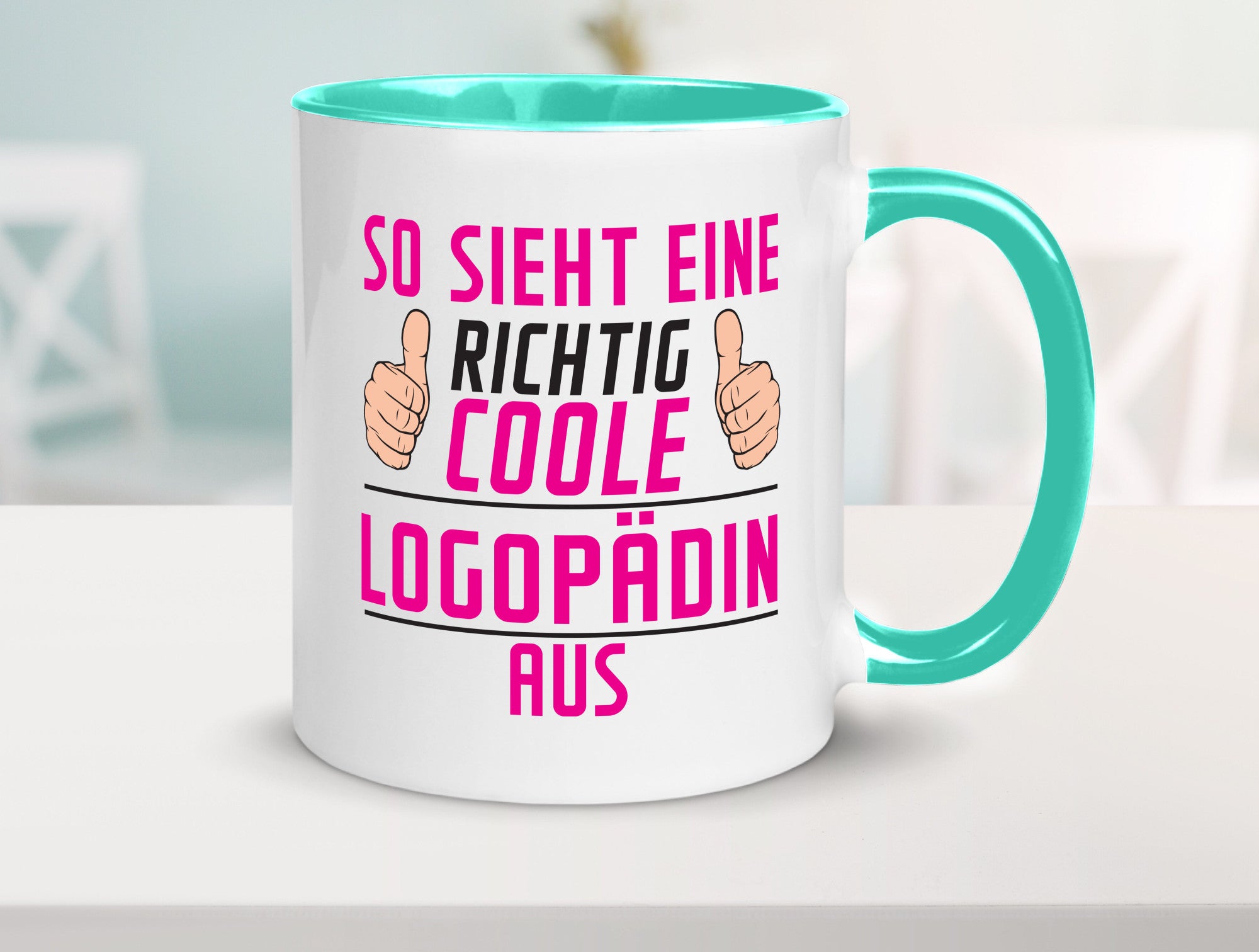 Richtig Coole Logopädin | Sprachtherapie Humor Geschenkidee Tasse