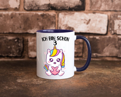 3. Geburtstag | Ich bin schon 3 Jahre Einhorn Mädchen lustig Geschenkidee