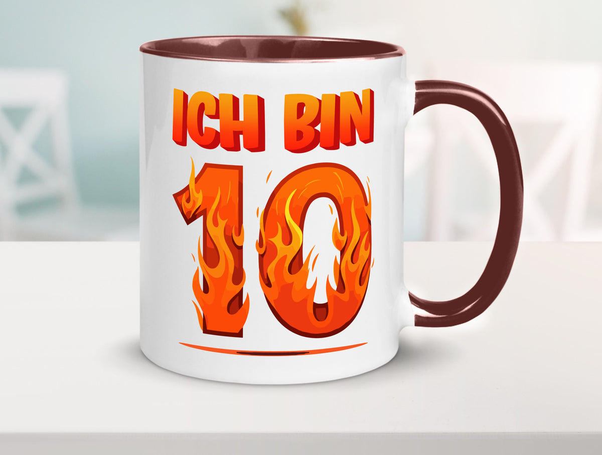 10. Geburtstag | 10 Jahre Drache lustiger Spruch Geschenk Geschenkidee Tasse