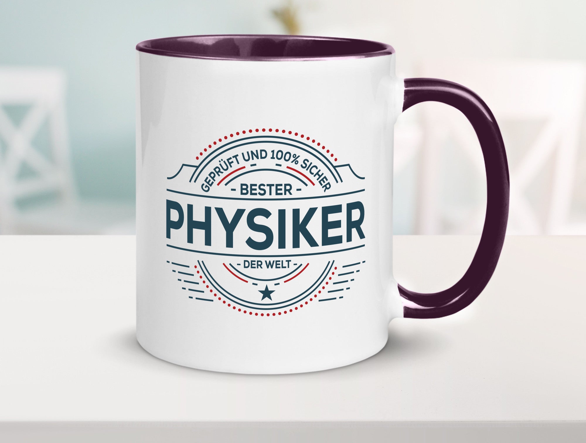 Geprüft und sicher: Physiker | Physik lustiger Spruch Geschenk Humor