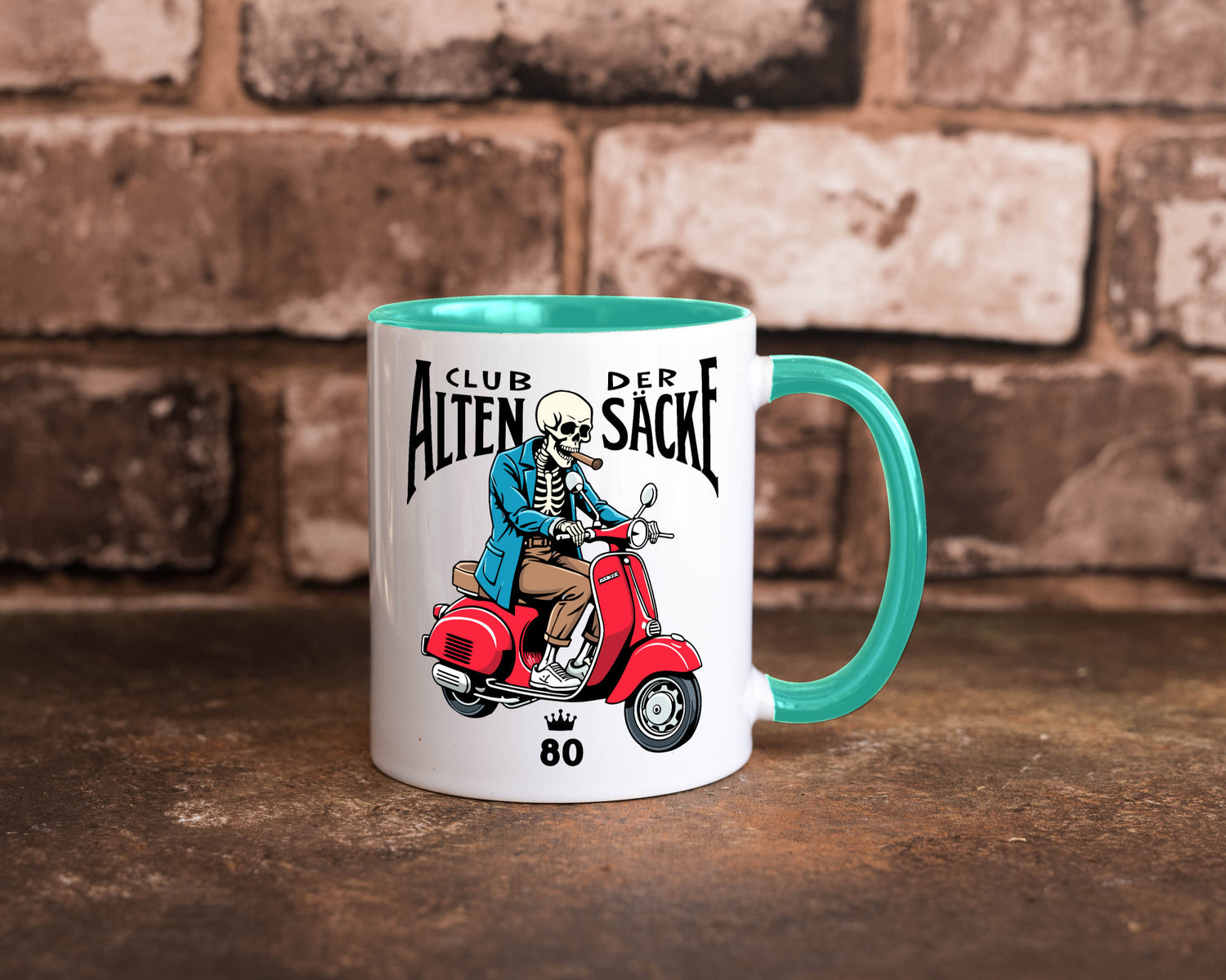 80. Geburtstag | 80 Jahre Club der alten Säcke v2 Humor Geschenkidee Tasse