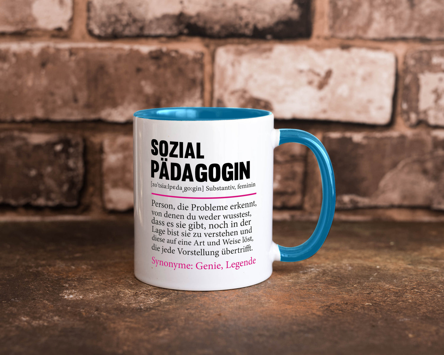 Sozialpädagogin | Spruch lustig Humor Pädagogin v2 Geschenkidee Geschenk Tasse