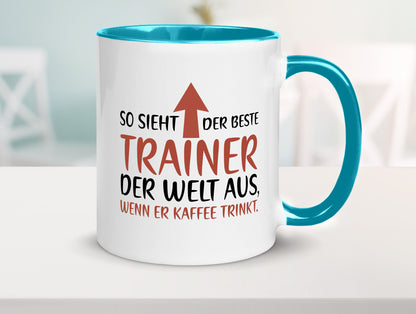So sieht Bester Trainer der Welt aus | Kaffee Humor Geschenkidee Tasse