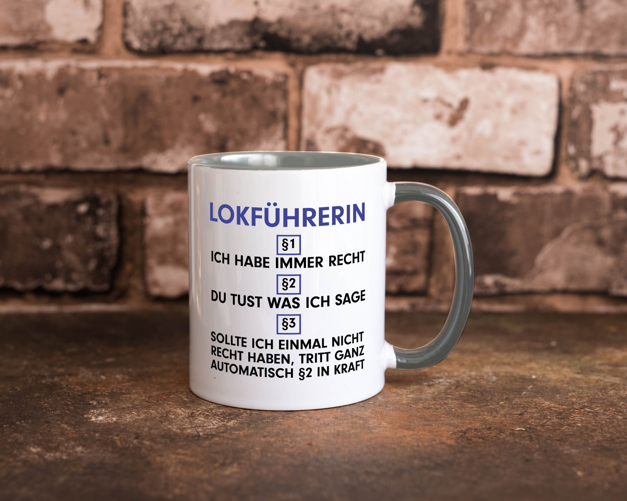 Ich habe immer Recht Lokführerin | Zug Beruf Geschenk Arbeit Kollegen Büro