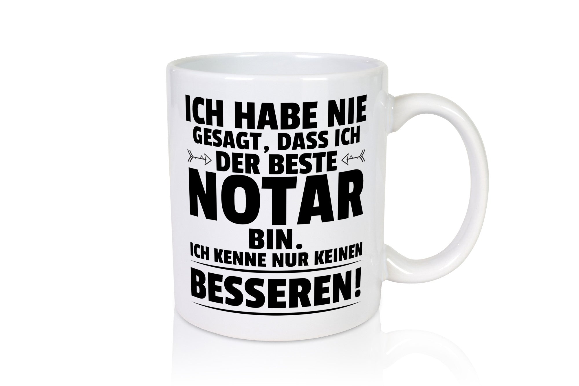 Der Beste Notar | Jurist Geschenk Humor Geschenkidee lustiger Spruch Tasse