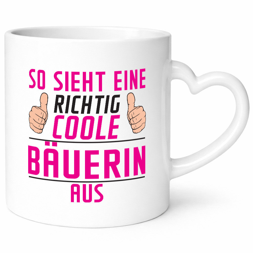 Richtig Coole Bäuerin | Bauernhof Landwirtschaft Geschenk Humor Geschenkidee