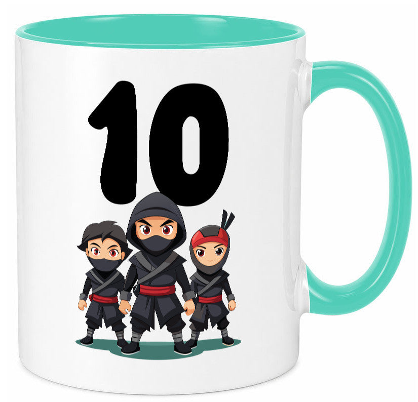 10. Geburtstag | 10 Jahre Ninja Humor Geschenkidee Tasse