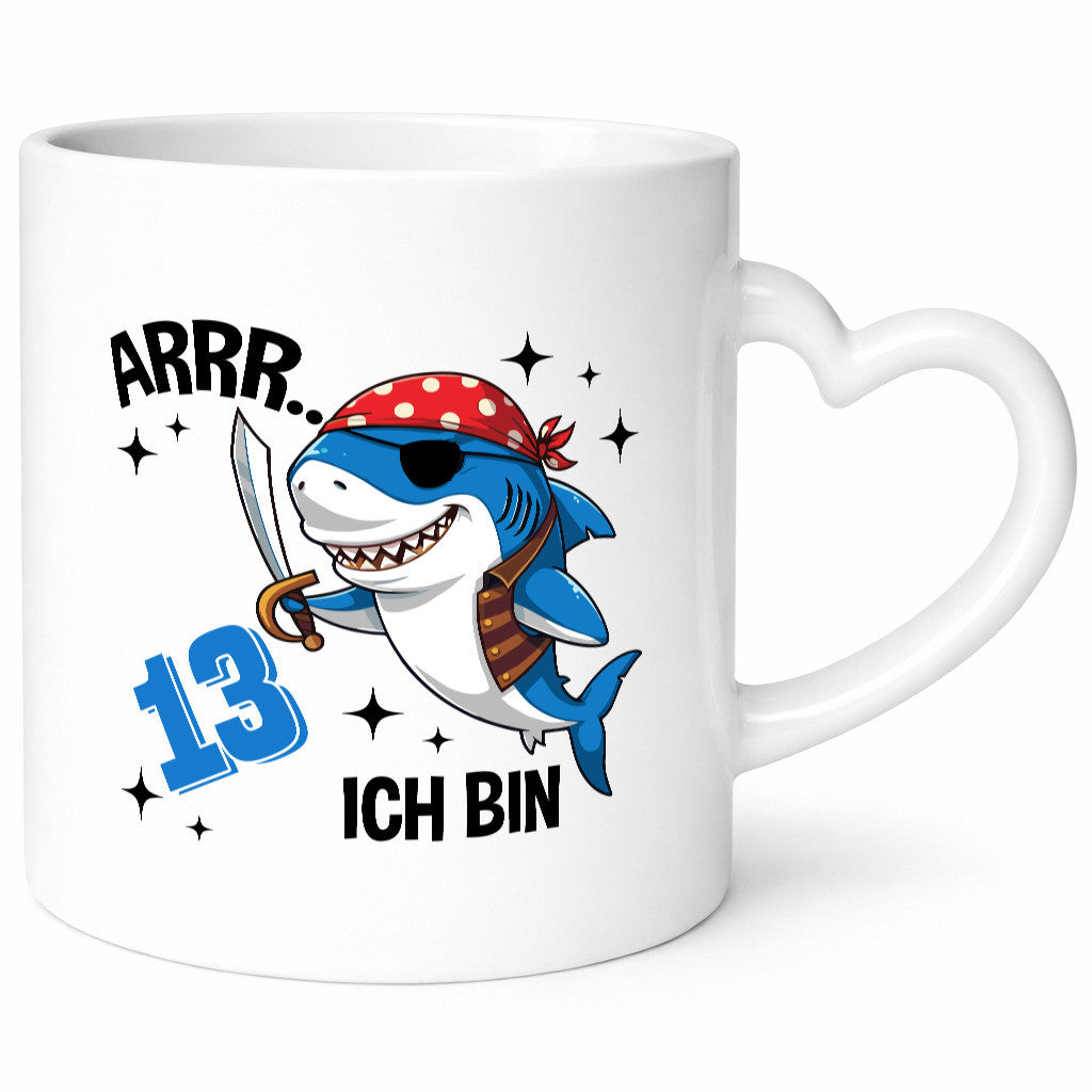 13. Geburtstag | 13 Jahre Arr Pirat Hai Piraten lustig Geschenkidee Geschenk