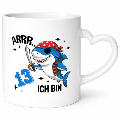 13. Geburtstag | 13 Jahre Arr Pirat Hai Piraten lustig Geschenkidee Geschenk