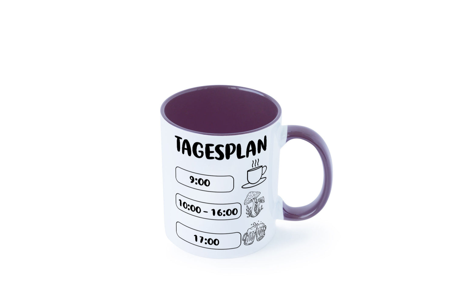 Tagesplan Pilzsammler | Pilze Wald v2 Geschenk Humor Geschenkidee lustiger
