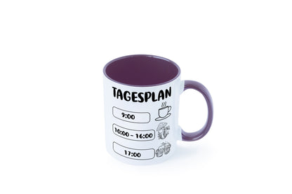 Tagesplan Pilzsammler | Pilze Wald v2 Geschenk Humor Geschenkidee lustiger