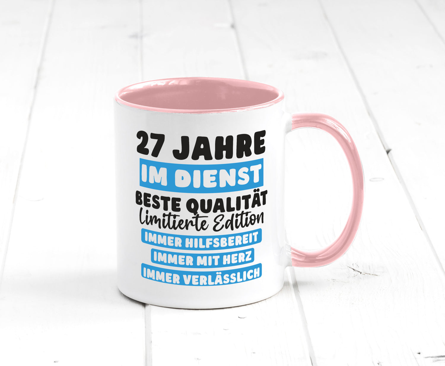 27 Jahre im Dienst | Jubiläum Arbeit v6 lustiger Spruch Geschenk Kollegen Büro