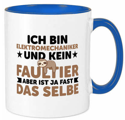 Ich bin kein Faultier: Elektromechaniker | Mechaniker Geschenkidee