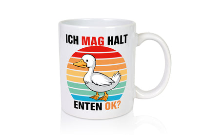 I just like ducks, okay? | Duck Breeder Humor Gift Idea Mug