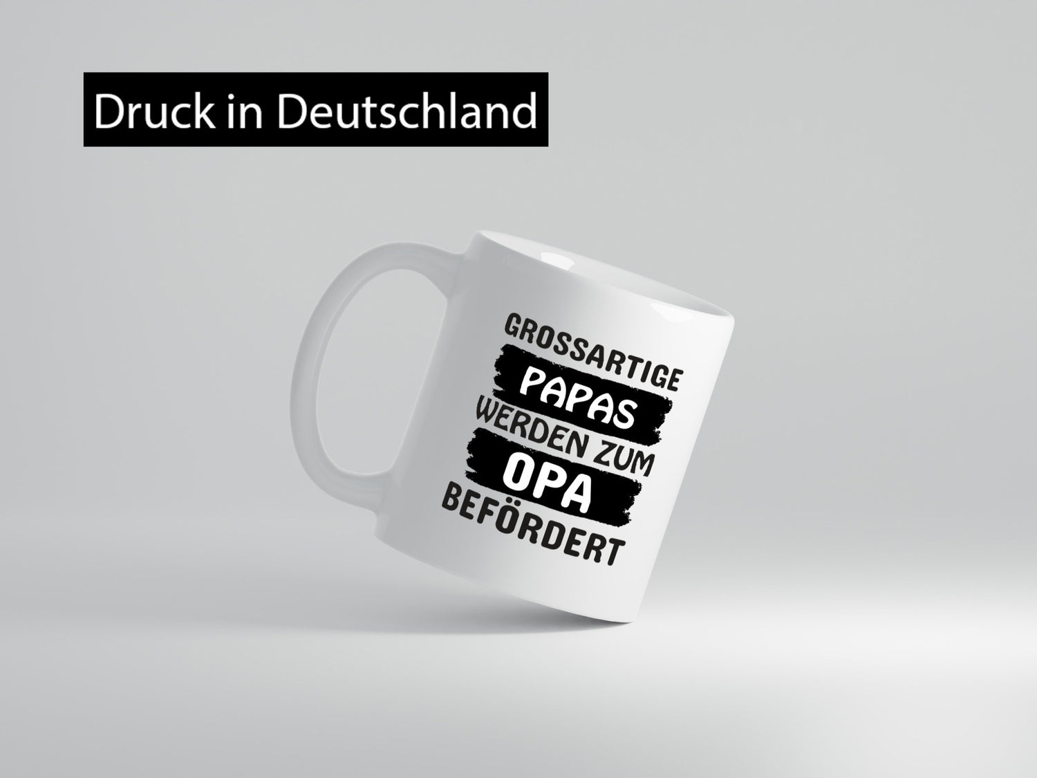 Beförderung zu Opa | Schwangerschaft Spruch Papa Geschenkidee Familie Humor