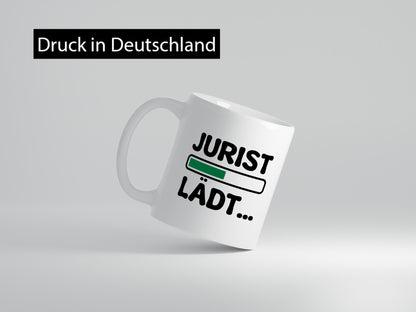 Jurist Lädt | Jura lustiger Spruch Geschenk Humor Geschenkidee Tasse