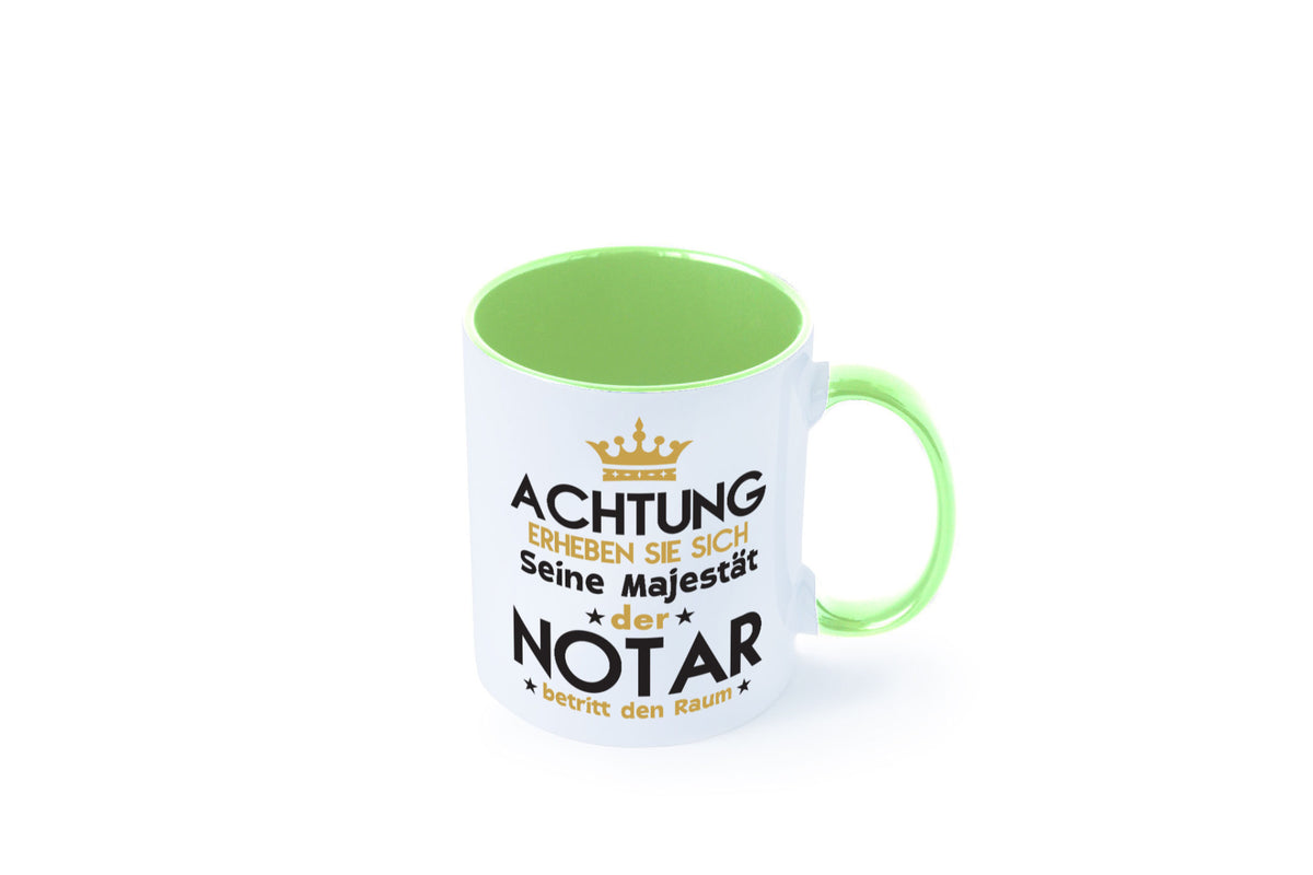 Seine Majestät Notar | Jurist Humor Geschenkidee Tasse