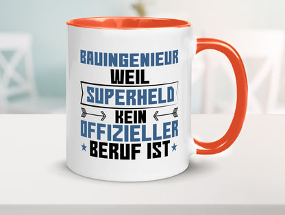 Superheld Bauingenieur | Ingenieur Humor Geschenkidee Tasse