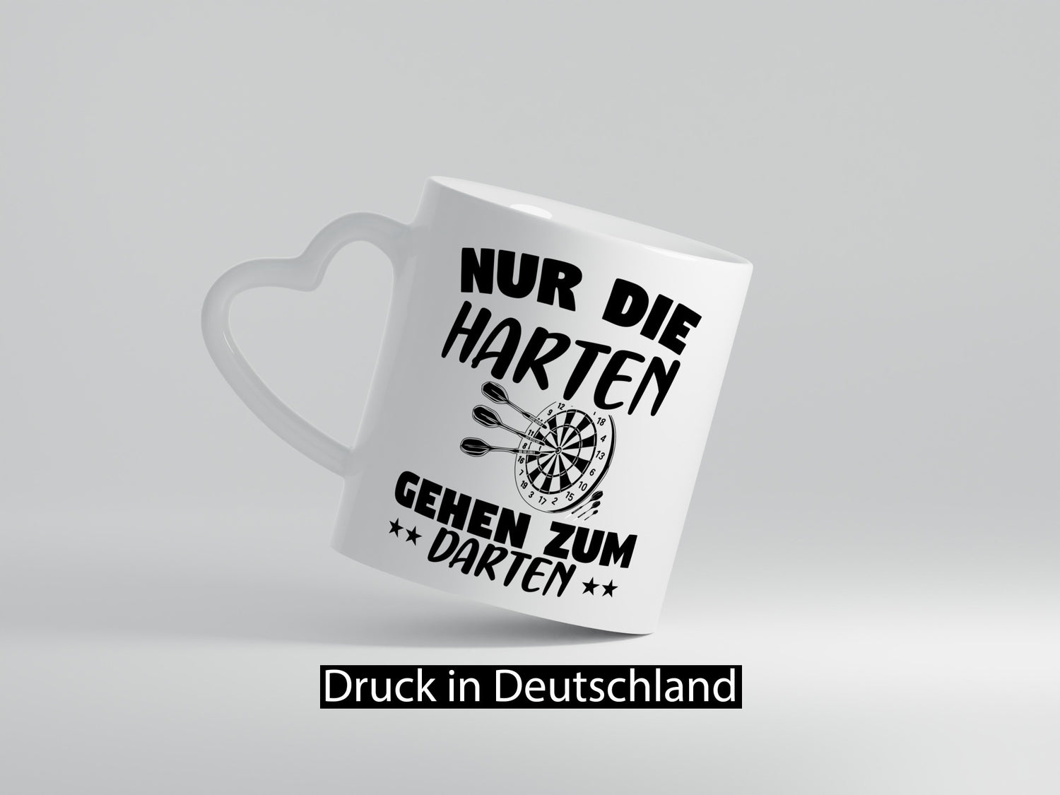 Die Harten gehen zum Darten | Dart Tasse Dartspieler Geschenkidee Humor