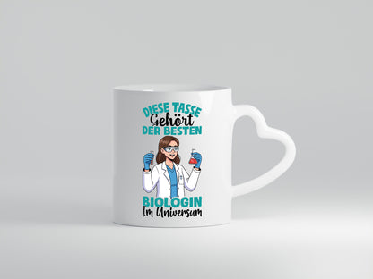 Im Universum: Biologin | Biologie Naturforscherin Geschenkidee Humor Tasse