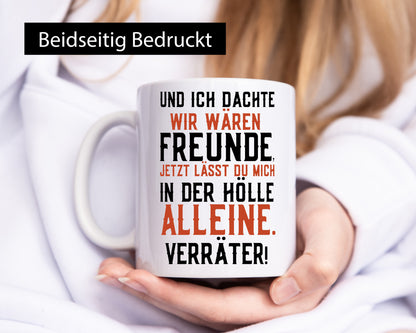 Lässt mich in der Hölle alleine | Jobwechsel Verräter lustig Arbeit Kollegen