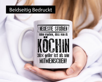 Neuste Studien: Köchin | Chefköchin Chefkoch Geschenk Arbeit Kollegen Büro
