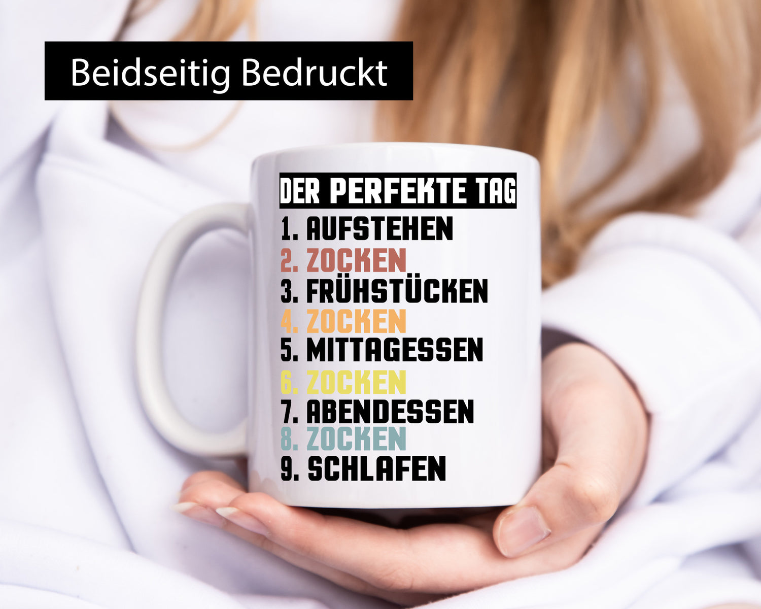 Der Perfekte Tag | Zocken Zocker Gamer Geschenkidee Humor Tasse