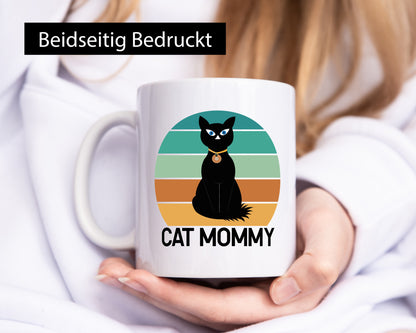 Cat Mommy | Katzenmama niedliche Katze Tierliebhaber Humor Familie Geschenkidee