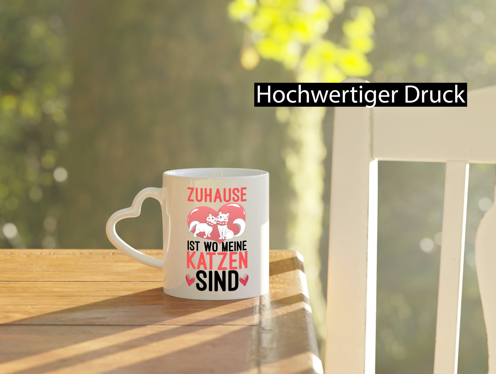 Zuhause ist, wo meine Katzen sind | Katzenliebhaber Comic Geschenkidee