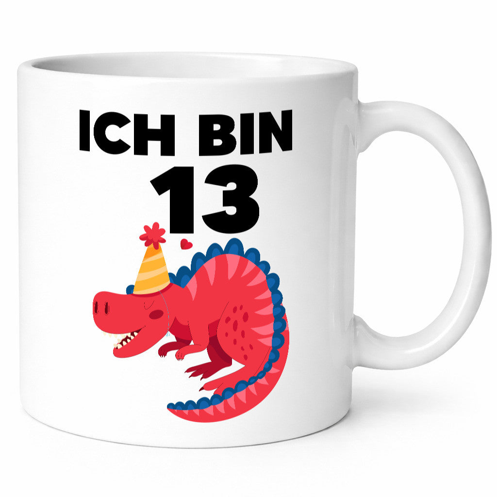 13. Geburtstag | Dino Dinosaurier 13 Jahre Humor Geschenkidee Tasse