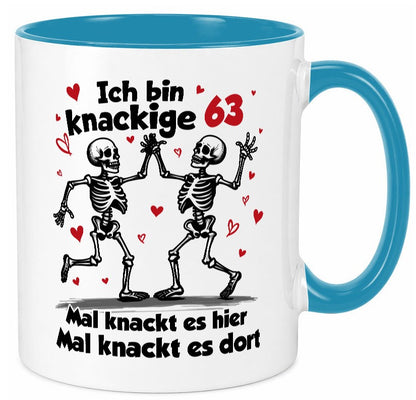 63. Geburtstag | Knackige 63 Ich bin alt v2 Geschenkidee Humor Tasse