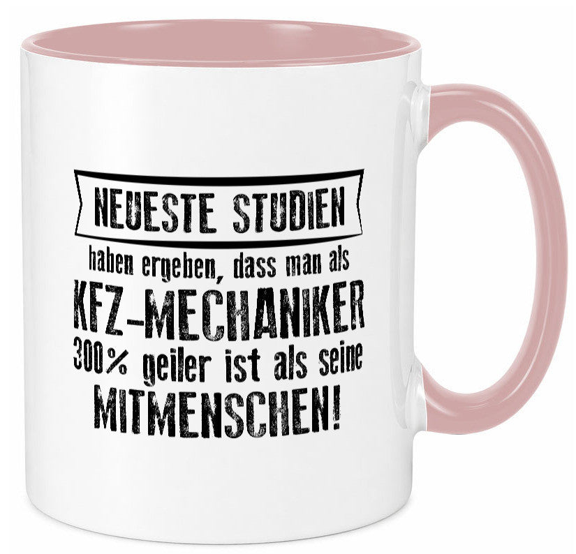 Neuste Studien: KFZ-Mechaniker | Werkstatt Mechaniker Geschenkidee Humor Tasse
