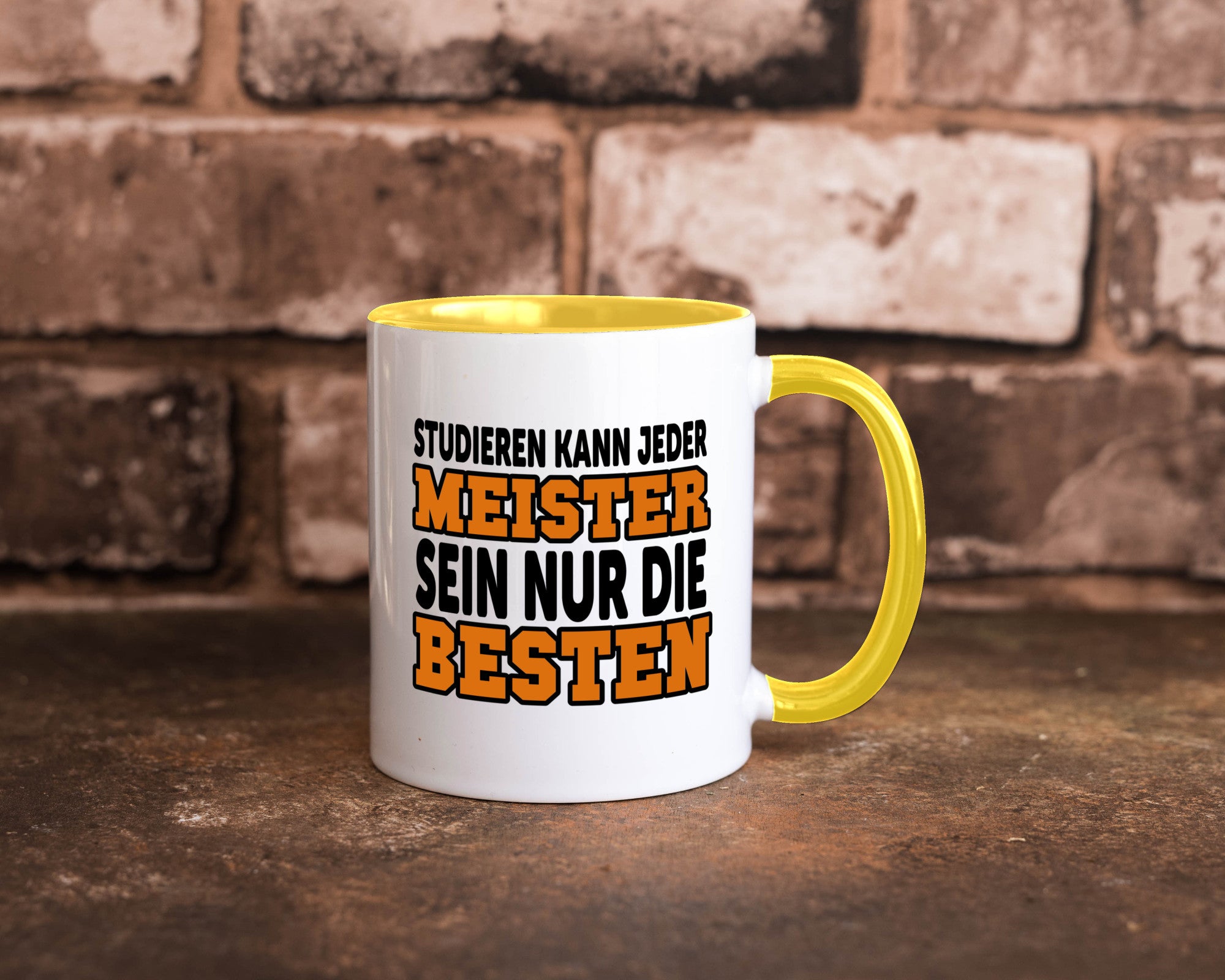 Meister | Handwerker Meisterprüfung Berufsabschluss Humor Arbeit Kollegen Büro
