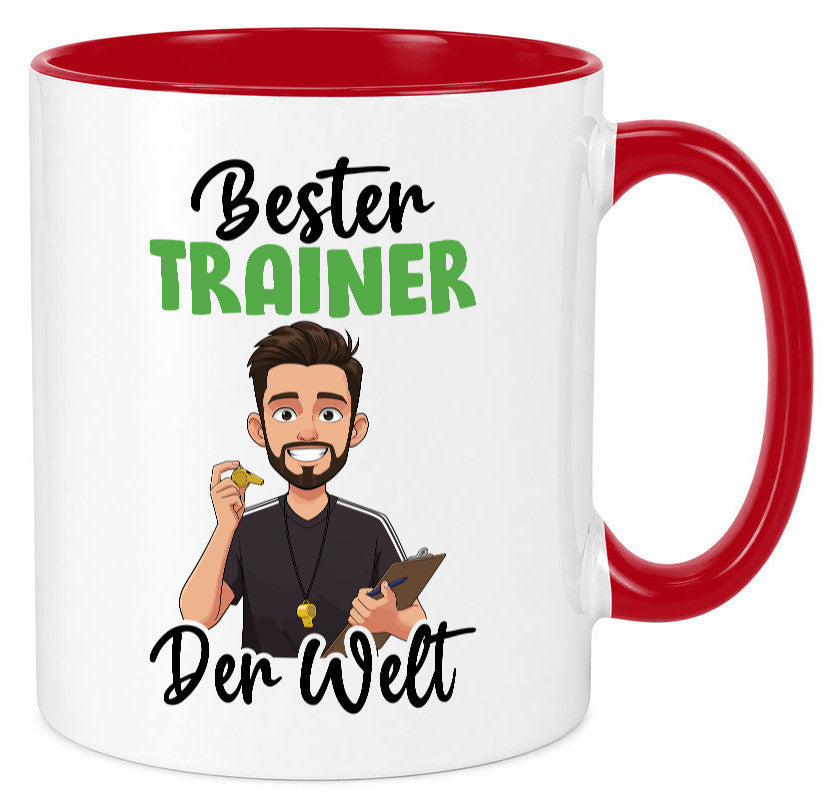 Bester Trainer | Verein Sport v2 Humor Geschenkidee Tasse