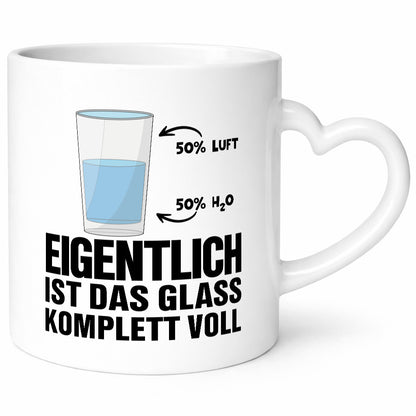 Wasserglas Motiv | Optimist Tasse Chemiker Chemie Humor Geschenkidee