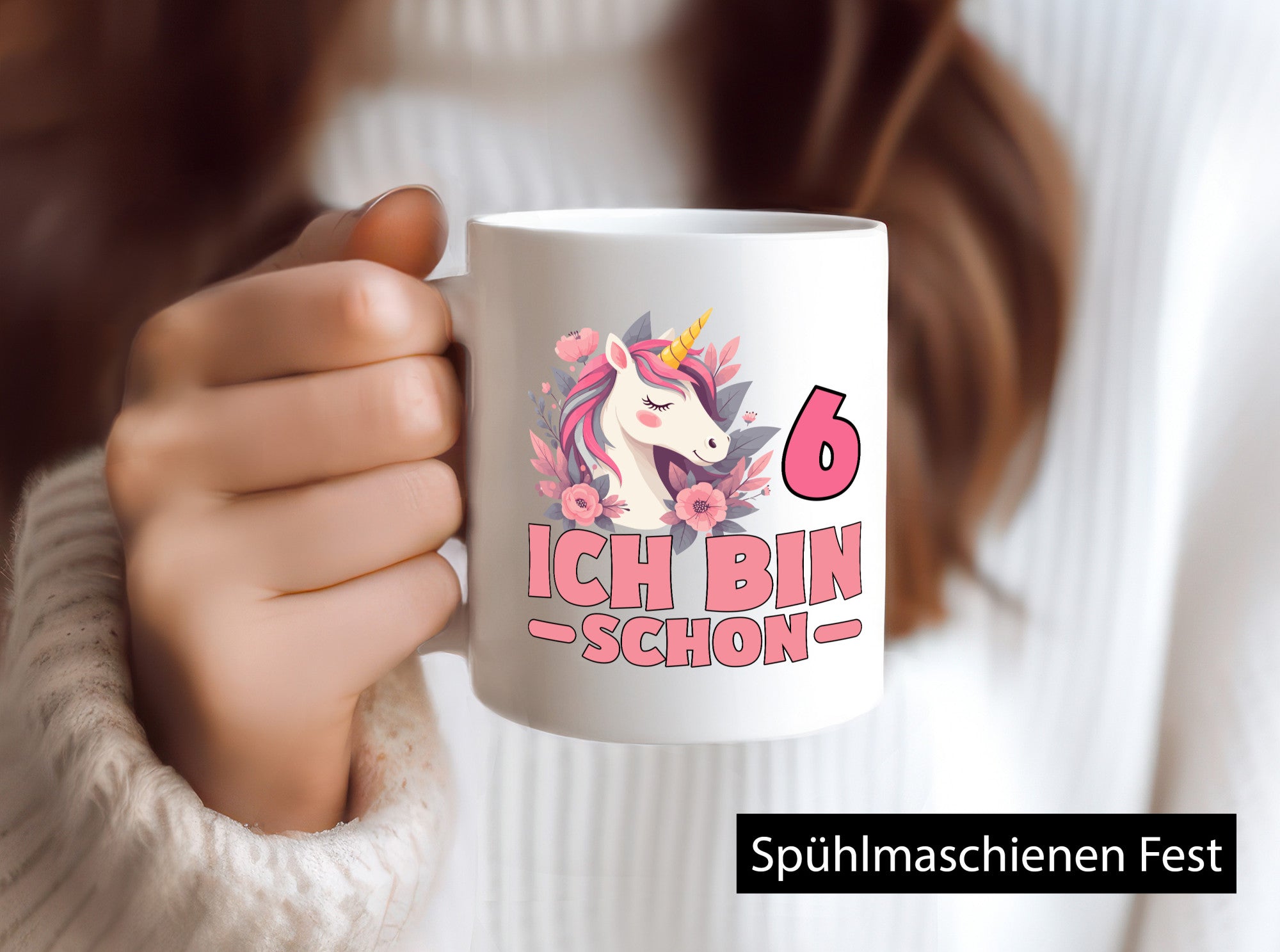6. Geburtstag | 6 Jahre Einhorn bin schon Mädchen Geschenk Geschenkidee