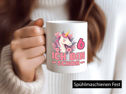 6. Geburtstag | 6 Jahre Einhorn bin schon Mädchen Geschenk Geschenkidee