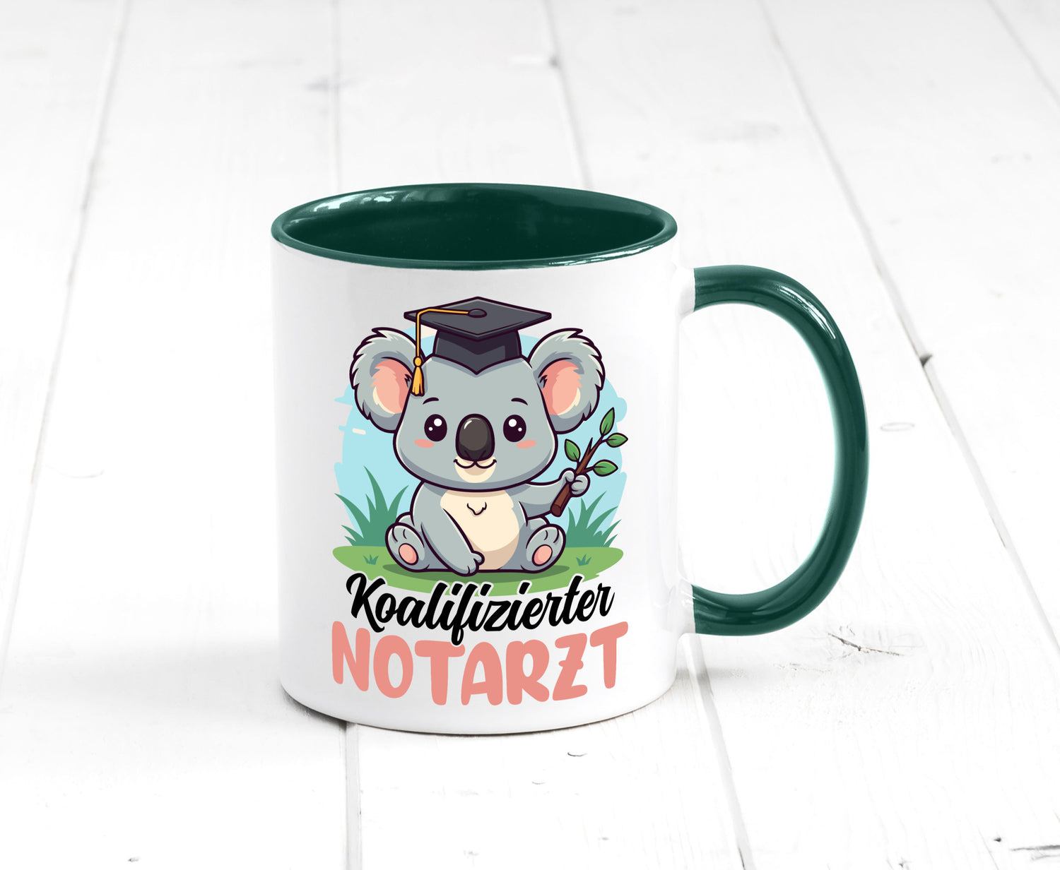 Koalifizierter Notarzt | Arzt Geschenk Humor Geschenkidee lustiger Spruch Tasse