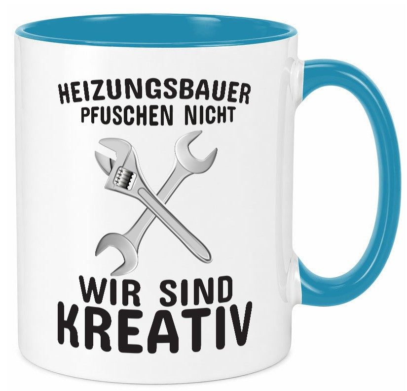 Heizungsbauer | Beruf Tasse Heizungsinstallateur lustig Arbeit Kollegen Büro
