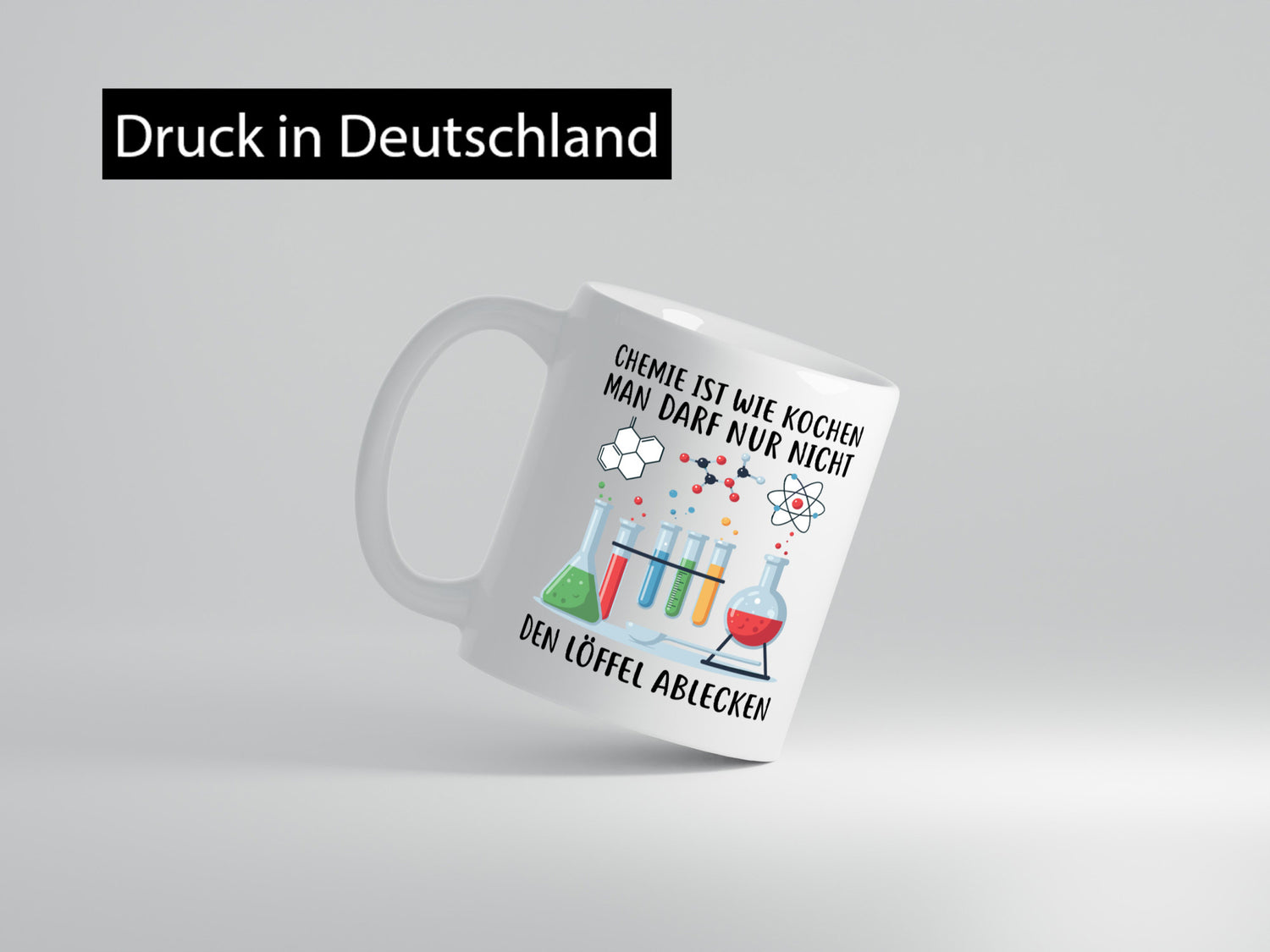 Chemie ist wie Kochen | lustiger Spruch Geschenk Humor Geschenkidee Tasse