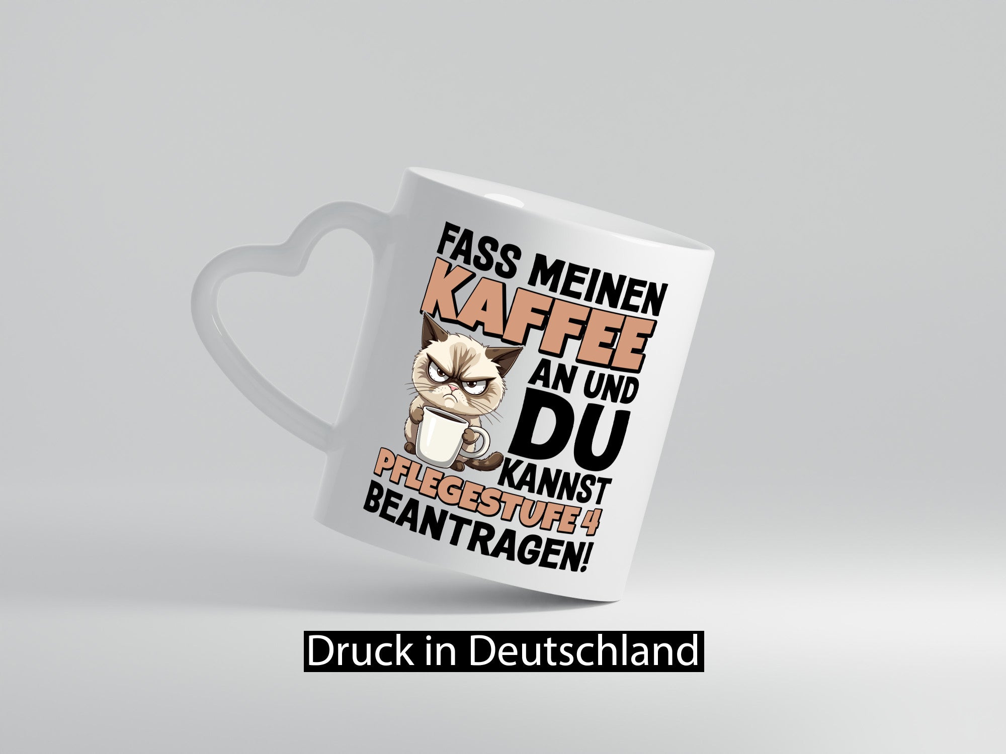 Fass meinen Kaffee an | Pflegestufe 4 Krankenschwester v4 Geschenk Humor