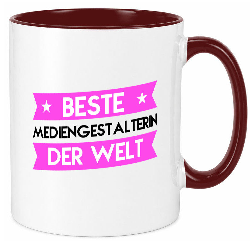 Beste Mediengestalterin | Medien lustiger Spruch Geschenk Humor Geschenkidee