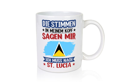St. Lucia | Urlaub Stimmen in meinem Kopf Traumland v2 lustig Humor