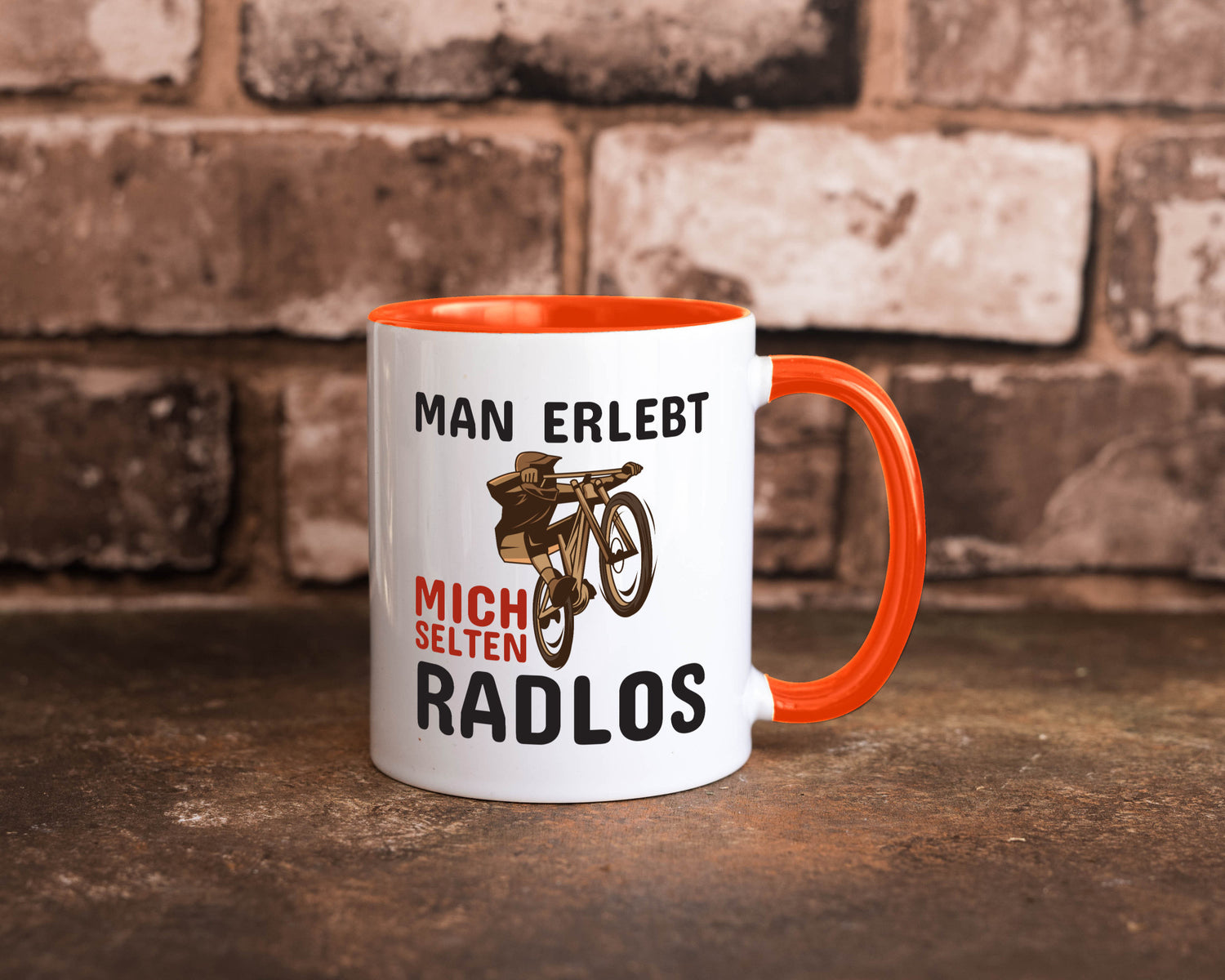 Selten Radlos | Spruchtasse Fahrrad Männer Humor lustiger Spruch Geschenk